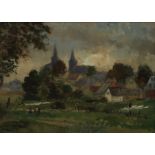 Rüdell, Carl (Trier 1855 - 1939 Köln, beliebter Aquarellmaler und Architekt in Köln),