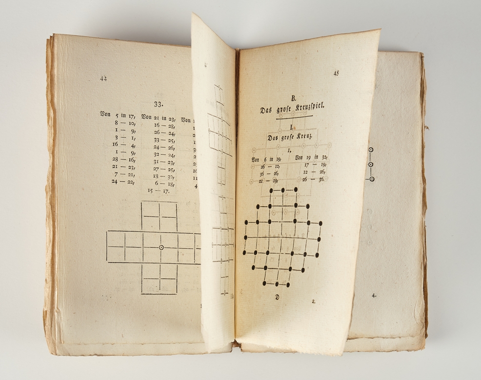Buch, "Neueste Anweisung zum Kreuz-Einsiedler- oder Kapuziner-Spiel", mit 99 figürlichen Proben, Mo - Image 2 of 3
