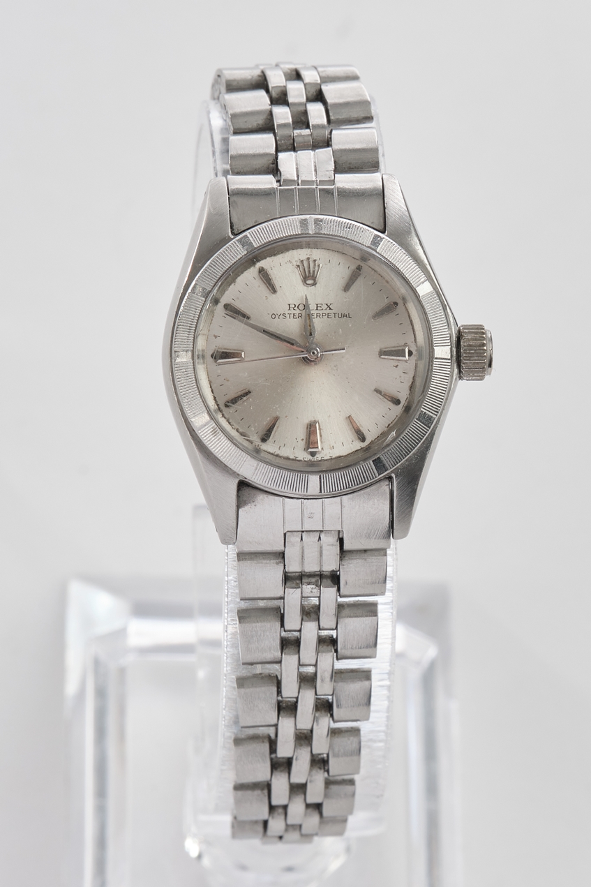 Damenarmbanduhr, Rolex Oyster Perpetual, Schweiz, 1971, Stahl, Automatik, Ref. 6623, Gehäuse 31 x 2 - Image 2 of 6