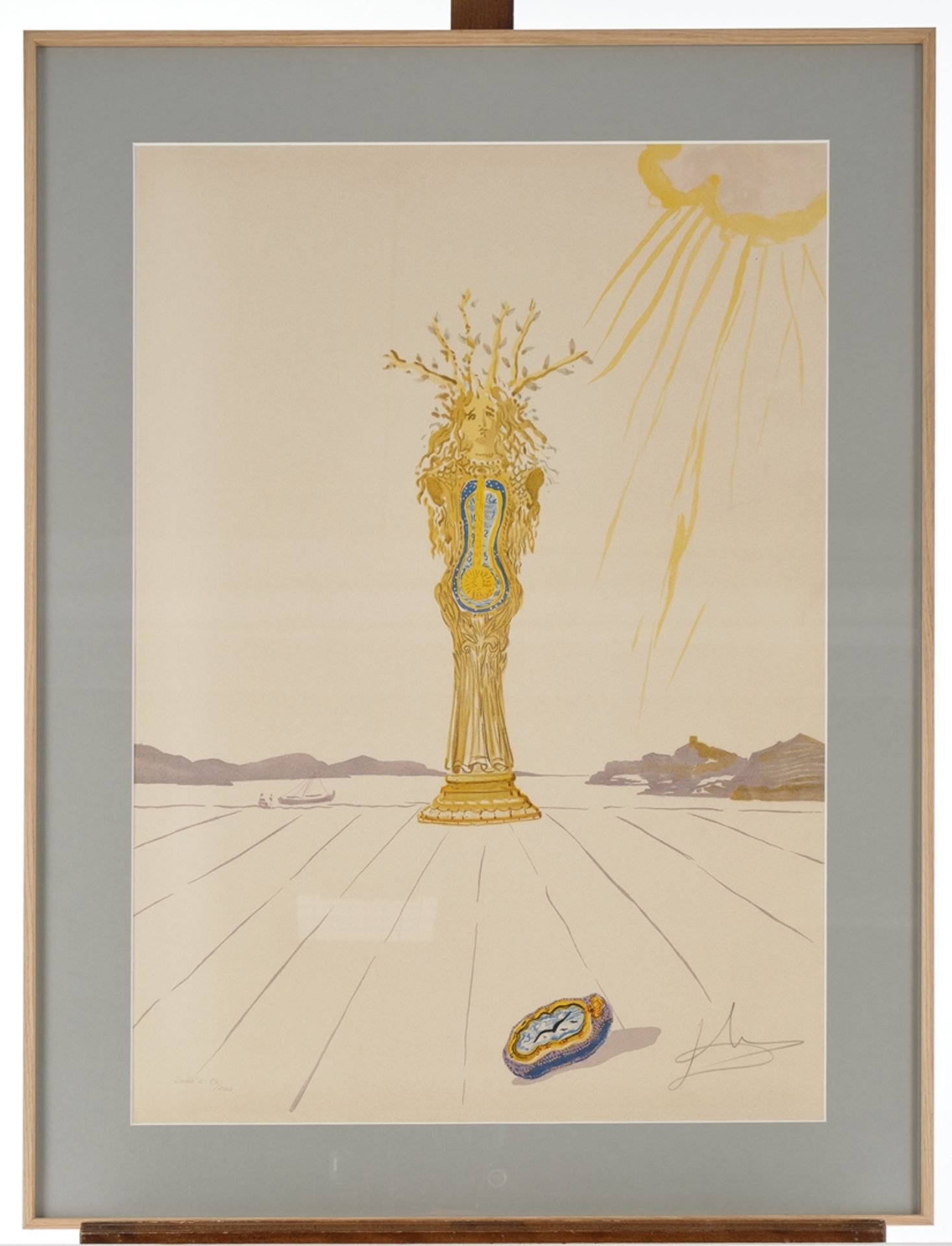 Dali, Salvador (Figueres/Spanien 1904 - 1989 ebda., Studium an der KA Madrid, bedeutender Vertreter - Image 2 of 6