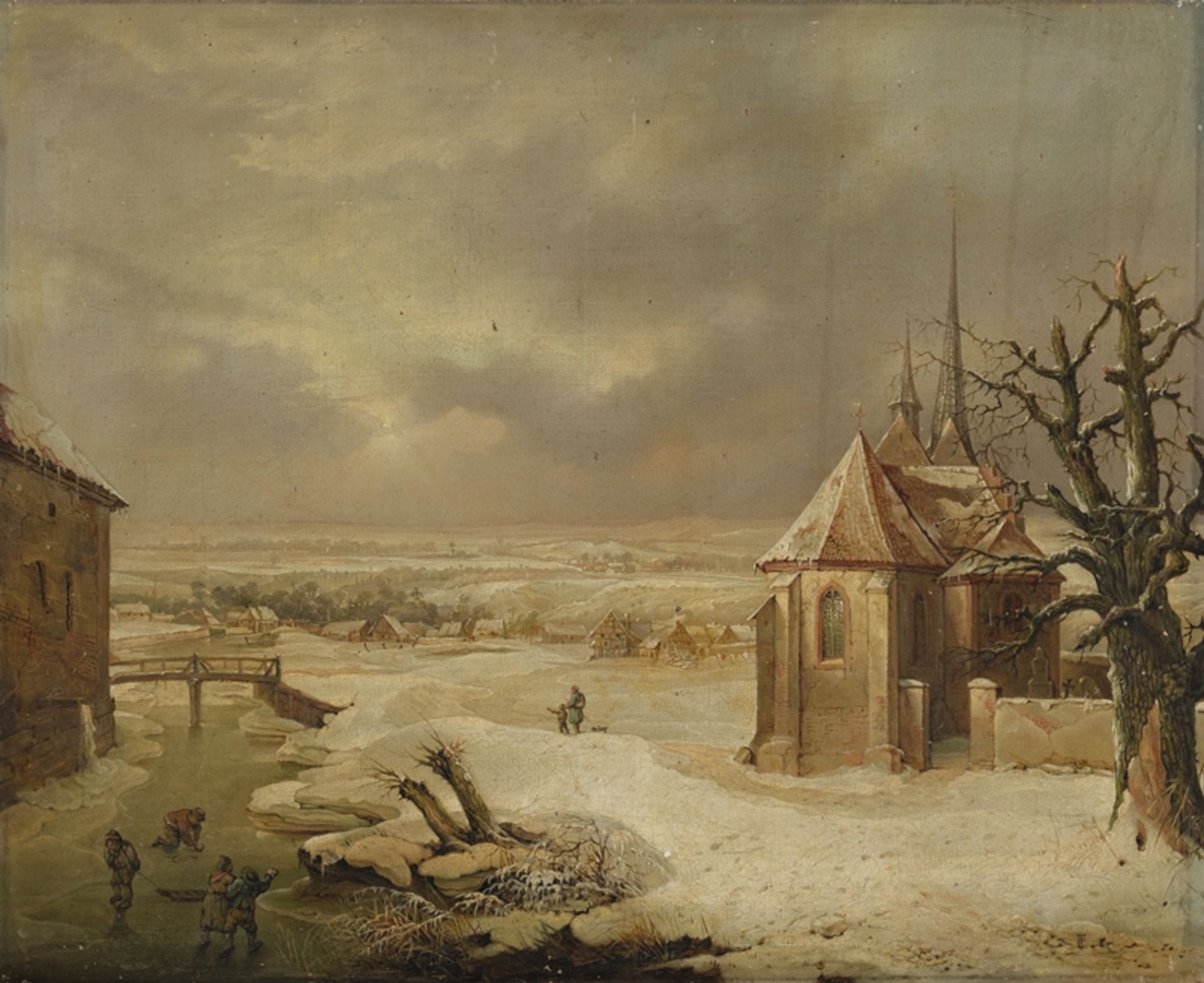 Creswick, Thomas (Sheffield 1811 - 1869 London, Schüler von Vincent Barker in Birmingham, Landschaf