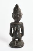 Figur, weiblich, Afrika, Holz, 23 cm hoch