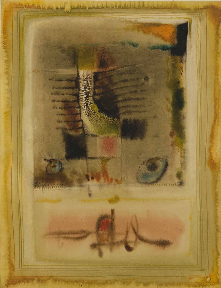 Jaenisch, Hans (Eilenstedt 1907 - 1989 Berlin, deutscher Maler und Aquarellist, Professur Akademie