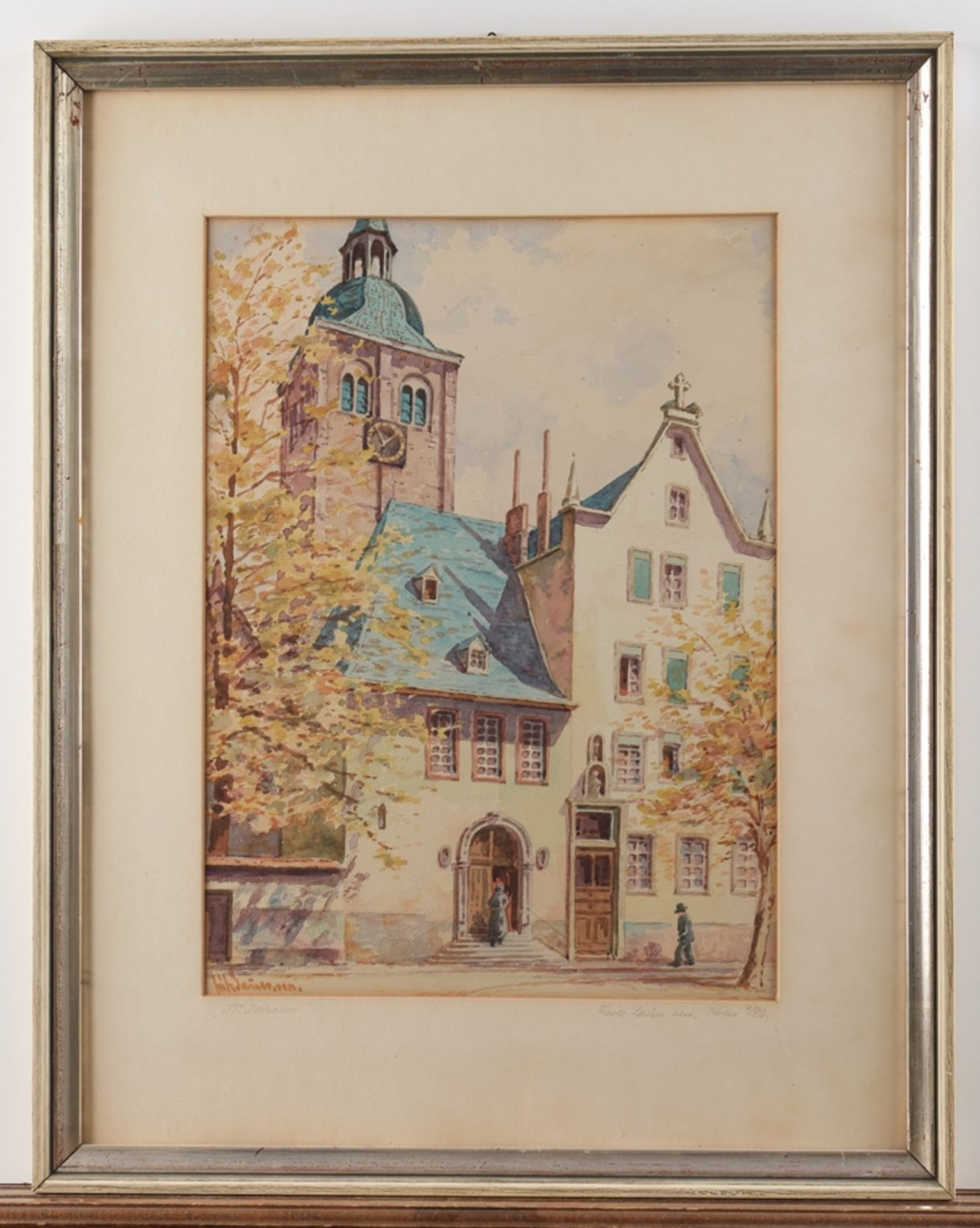 Sauer, Fritz sen. (Hemer 1917 - 1957, in Köln ansässiger Maler und Aquarellist), - Image 2 of 4