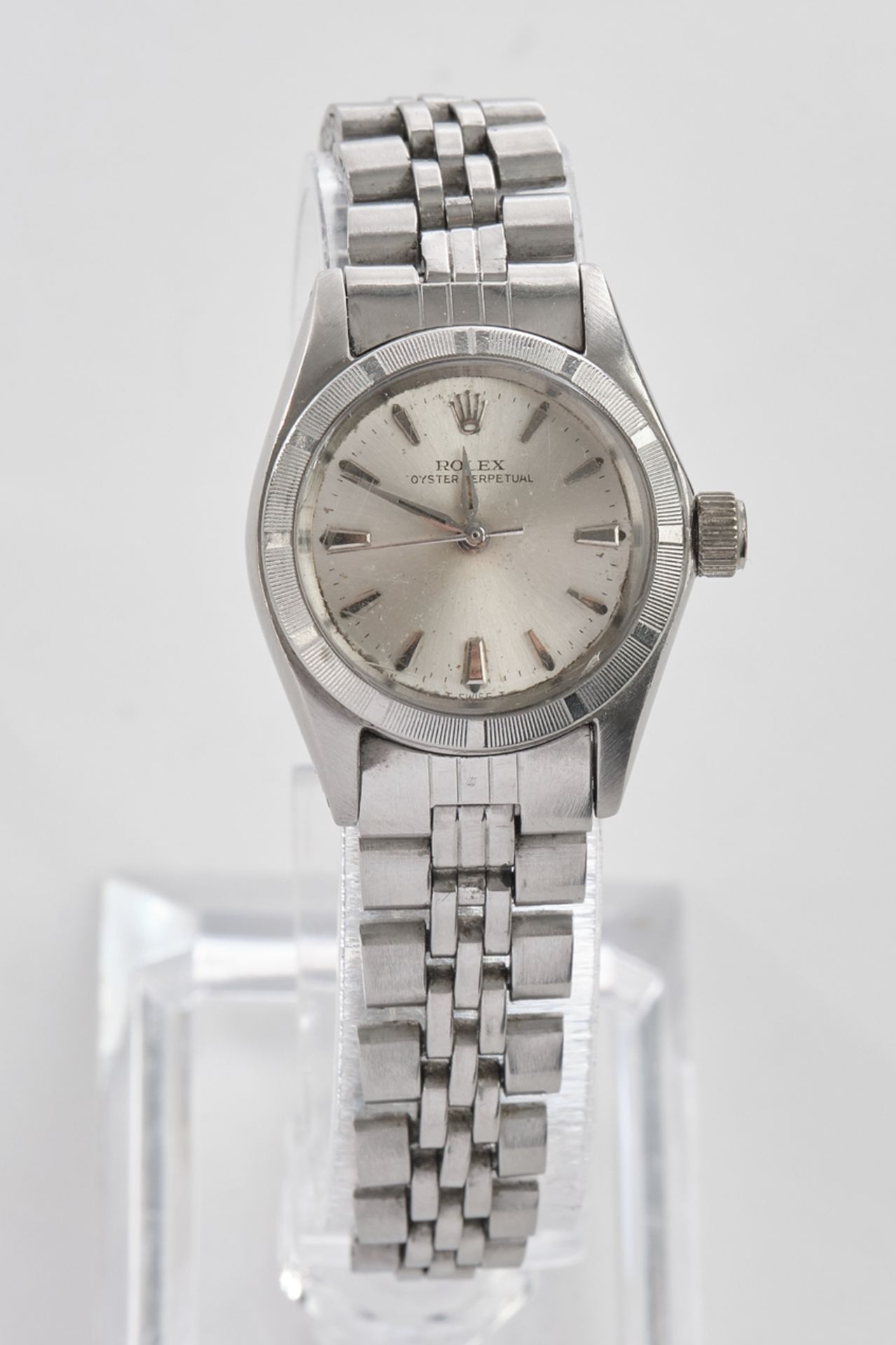 Damenarmbanduhr, Rolex Oyster Perpetual, Schweiz, 1971, Stahl, Automatik, Ref. 6623, Gehäuse 31 x 2