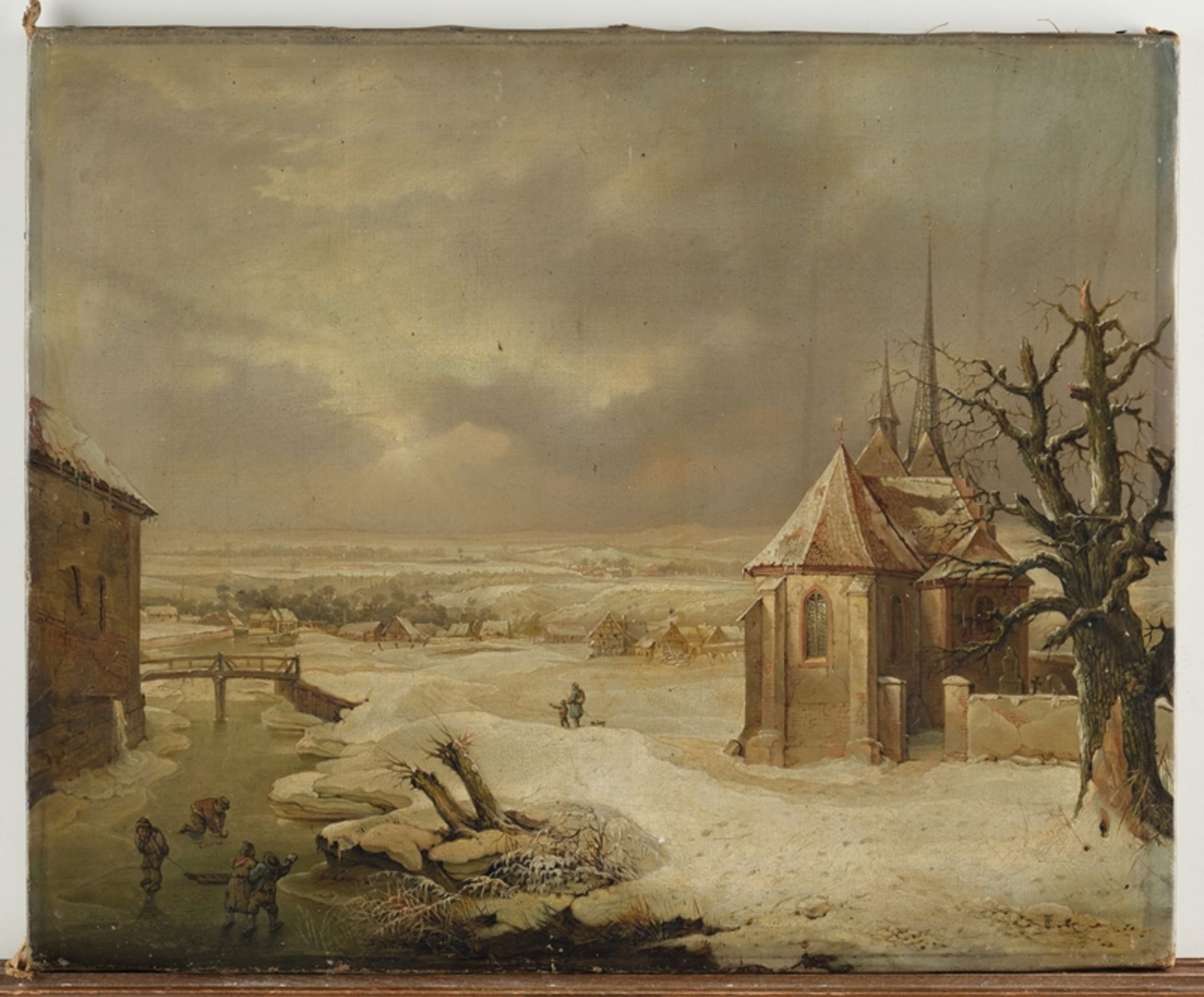 Creswick, Thomas (Sheffield 1811 - 1869 London, Schüler von Vincent Barker in Birmingham, Landschaf - Bild 2 aus 3