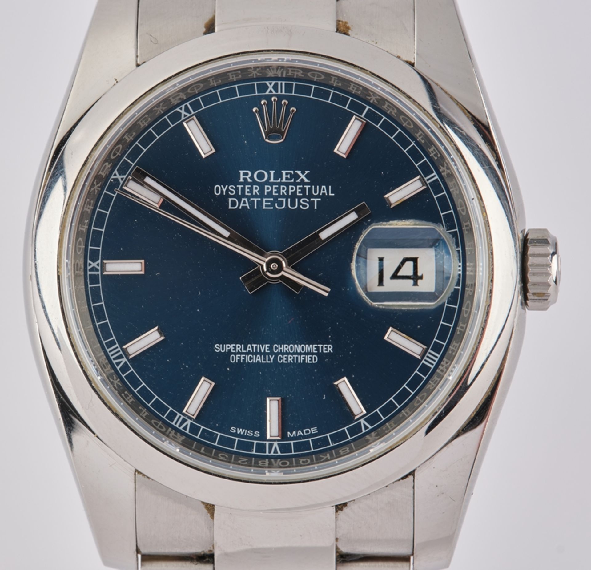 Rolex, Modell Oyster Perpetual Datejust, Schweiz, 2014, Ref. 116200-72600, Automatikwerk, Gehäuse u - Bild 2 aus 7