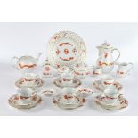 Kaffee- und Teeservice, 28-tlg., Meissen, Schwertermarke, 19./20. Jh., meist 1924-1934, 1. Wahl, re