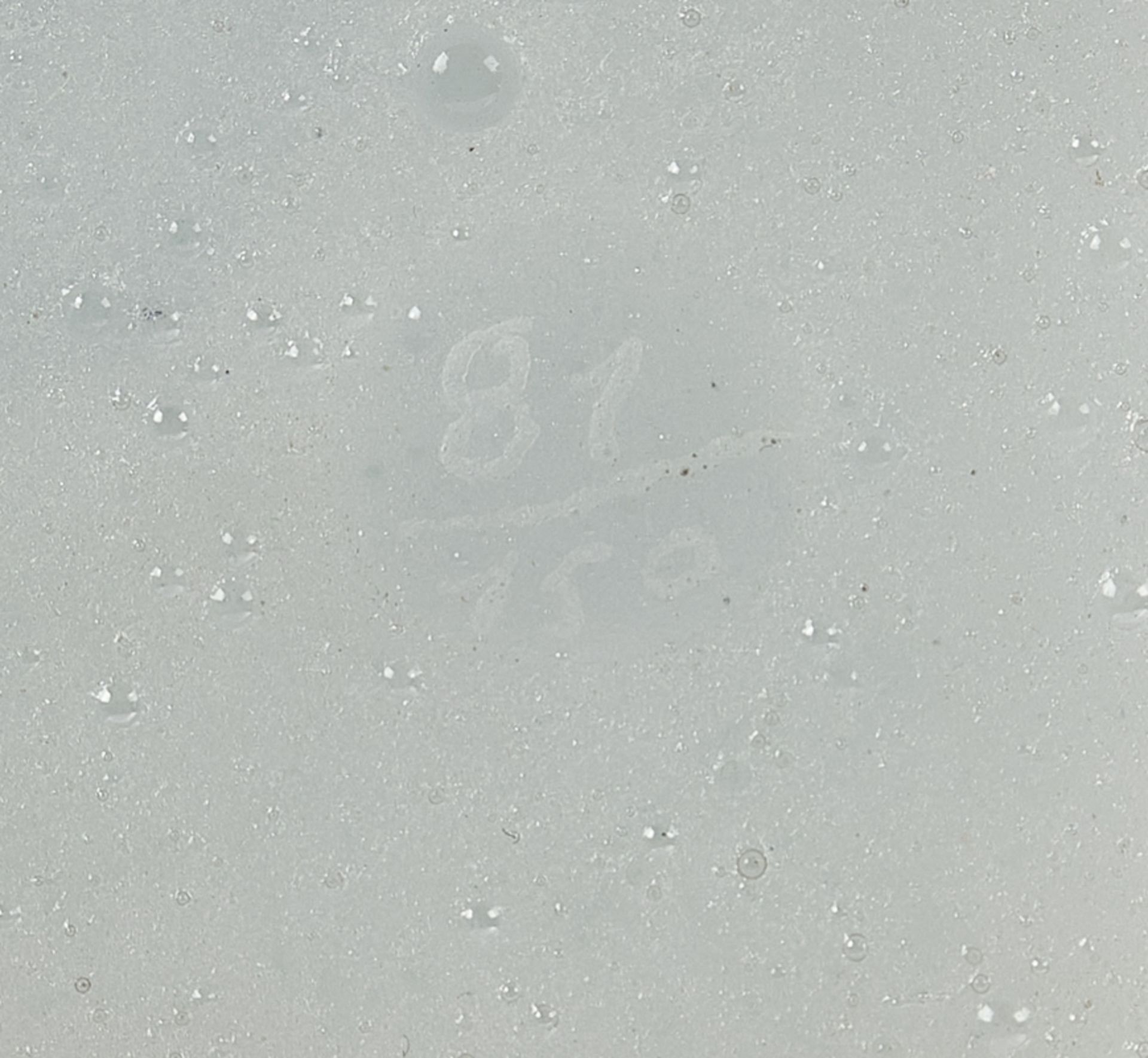Lebadang, Daum, "Aurore", Glasobjekt, limitierte Auflage, Pâte de verre, formgeschmolzen, weiß, tür - Bild 3 aus 3