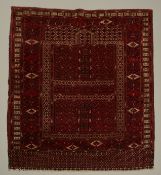 Tekke-Engsi, Turkmenistan, ca. 1.51 x 1.37 m, Reparaturstelle