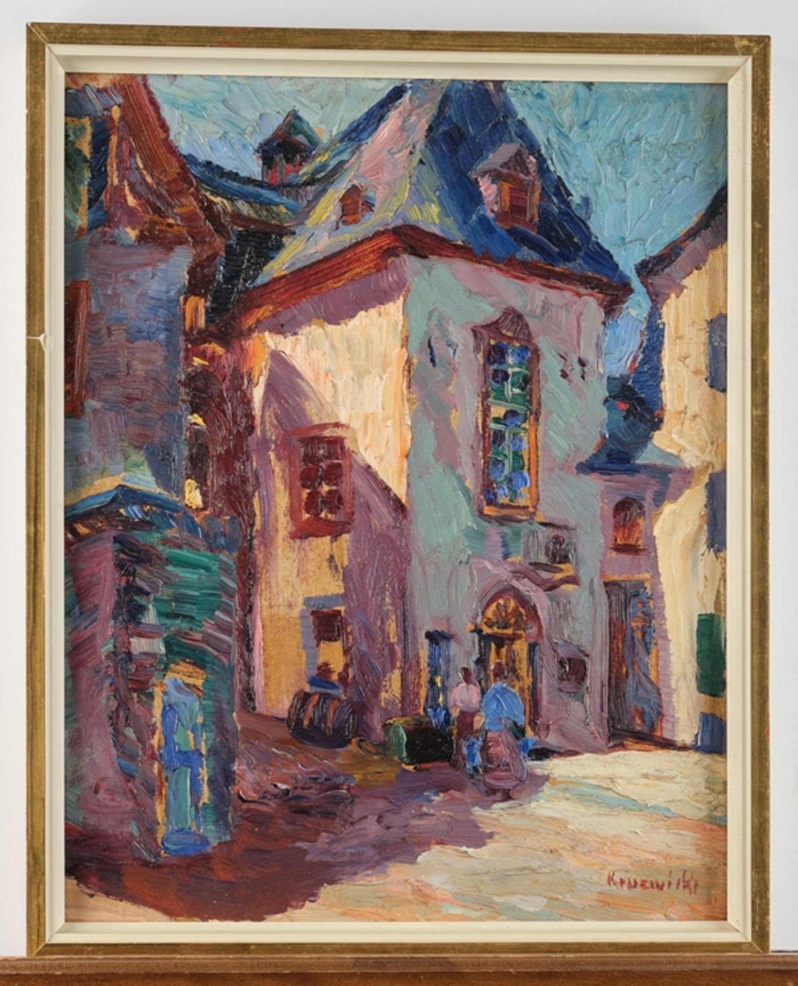 Kruzwicki, Hans (Krefeld 1885 - 1971 Düsseldorf, Studium Kunstgewerbeschulen Krefeld u. Düsseldorf, - Bild 2 aus 4