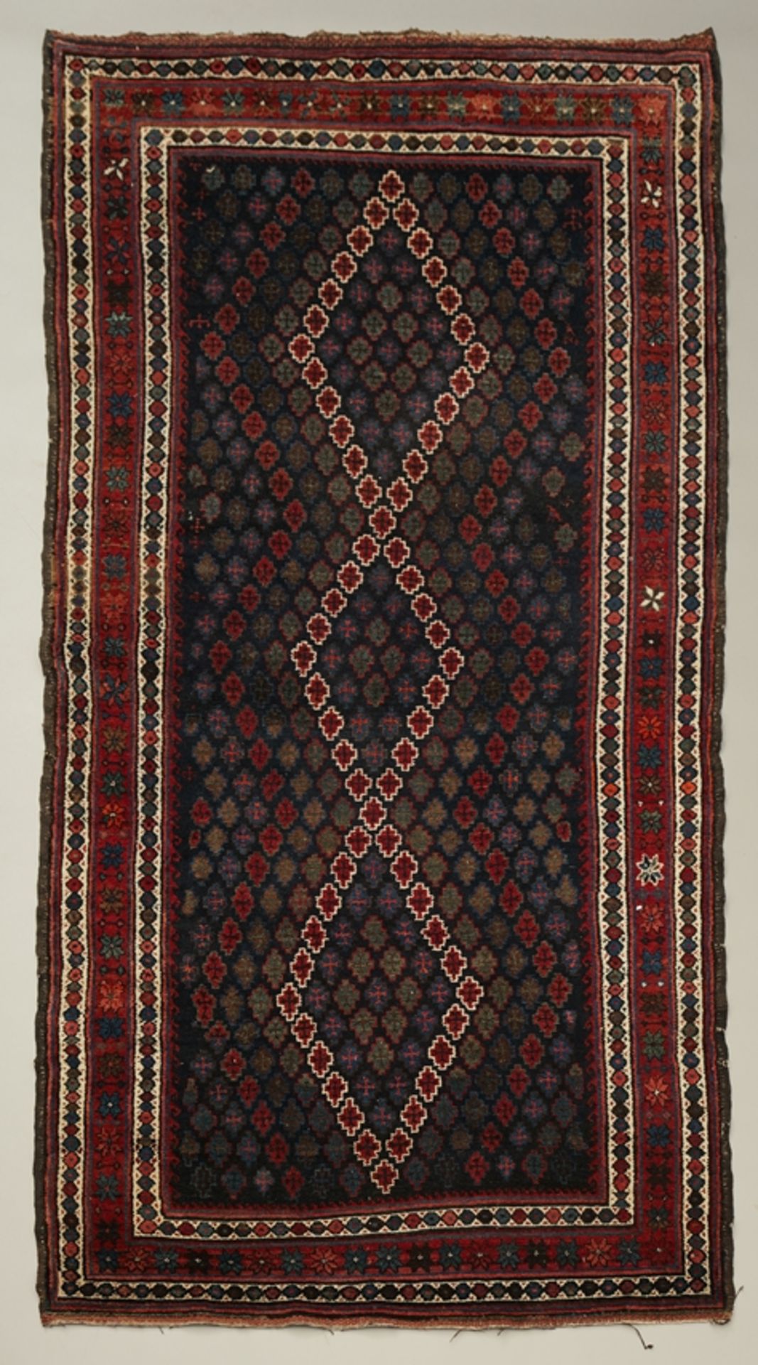 Malayer, Iran, alt, ca. 2.76 x 1.48 m, Gebrauchsspuren