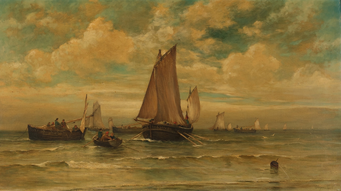 Knell, William Adolphus (Carisbrooke 1801 -1875 London, charakteristisch für sein Werk sind Küstens