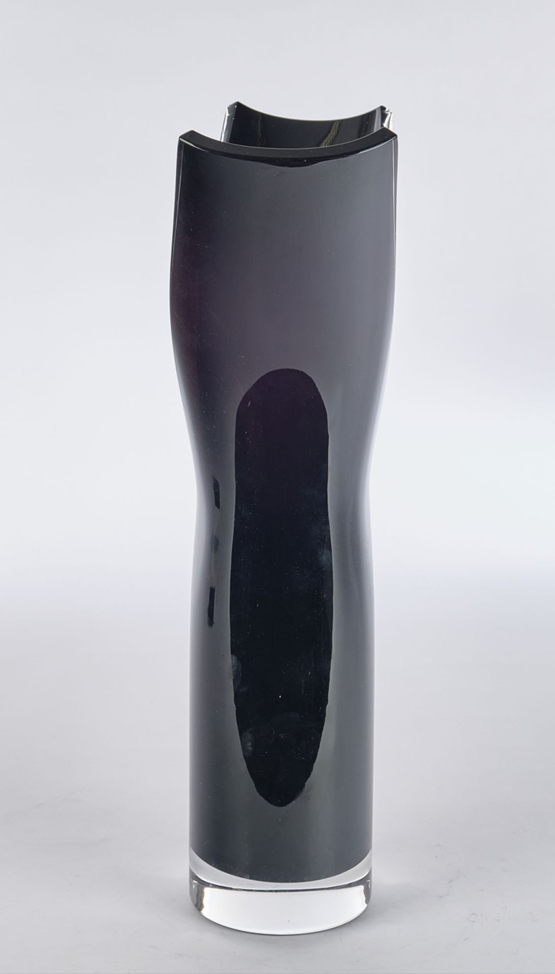 Bergström, Lena, Orrefors, Vase, Studioglas, limitierte Auflage 30, aufgespaltene Zylinderform, Kri - Image 3 of 4