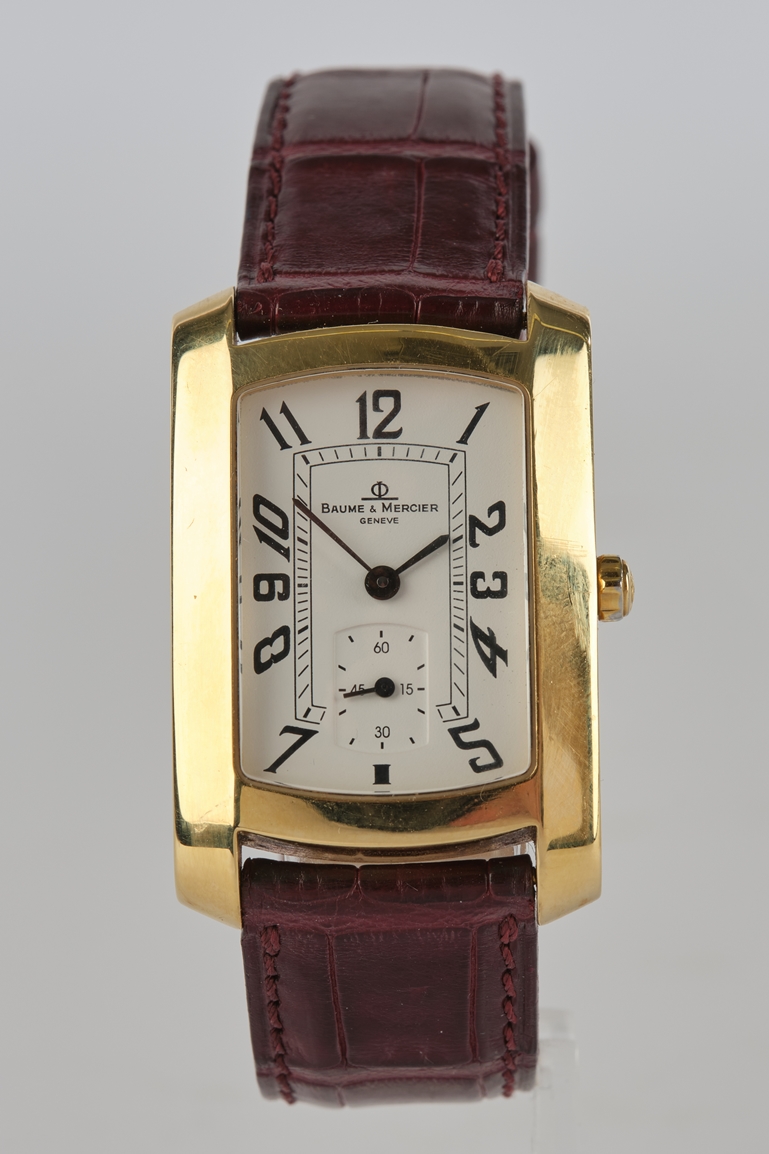 Baume et Mercier, Schweiz, 1996, Herrenarmbanduhr, Modell Hampton Milleis, Ref. MVO 45224, Gehäuse - Image 2 of 5