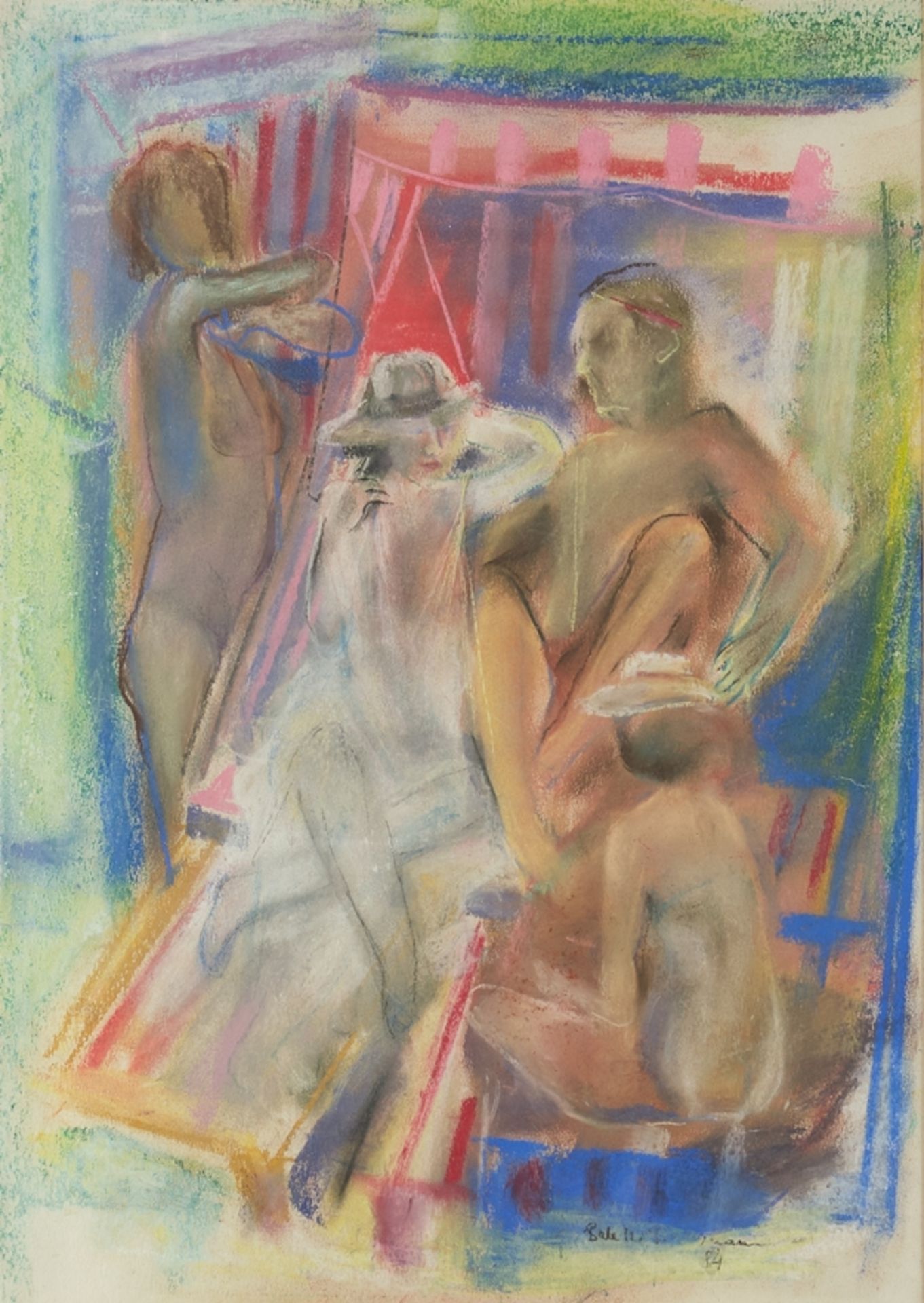 Beckmann, Babette (1920 Hamburg - 2011 Düsseldorf, freischaffende Malerin, Studium an der Hansische