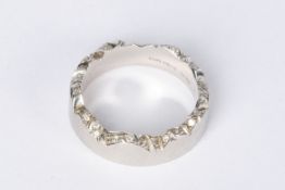 Ring, "Cliff", Platin 950, 24 Brillanten, RM 13.