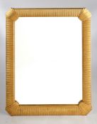 Spiegel, neuzeitlich, goldbronziert, 110 x 90 cm