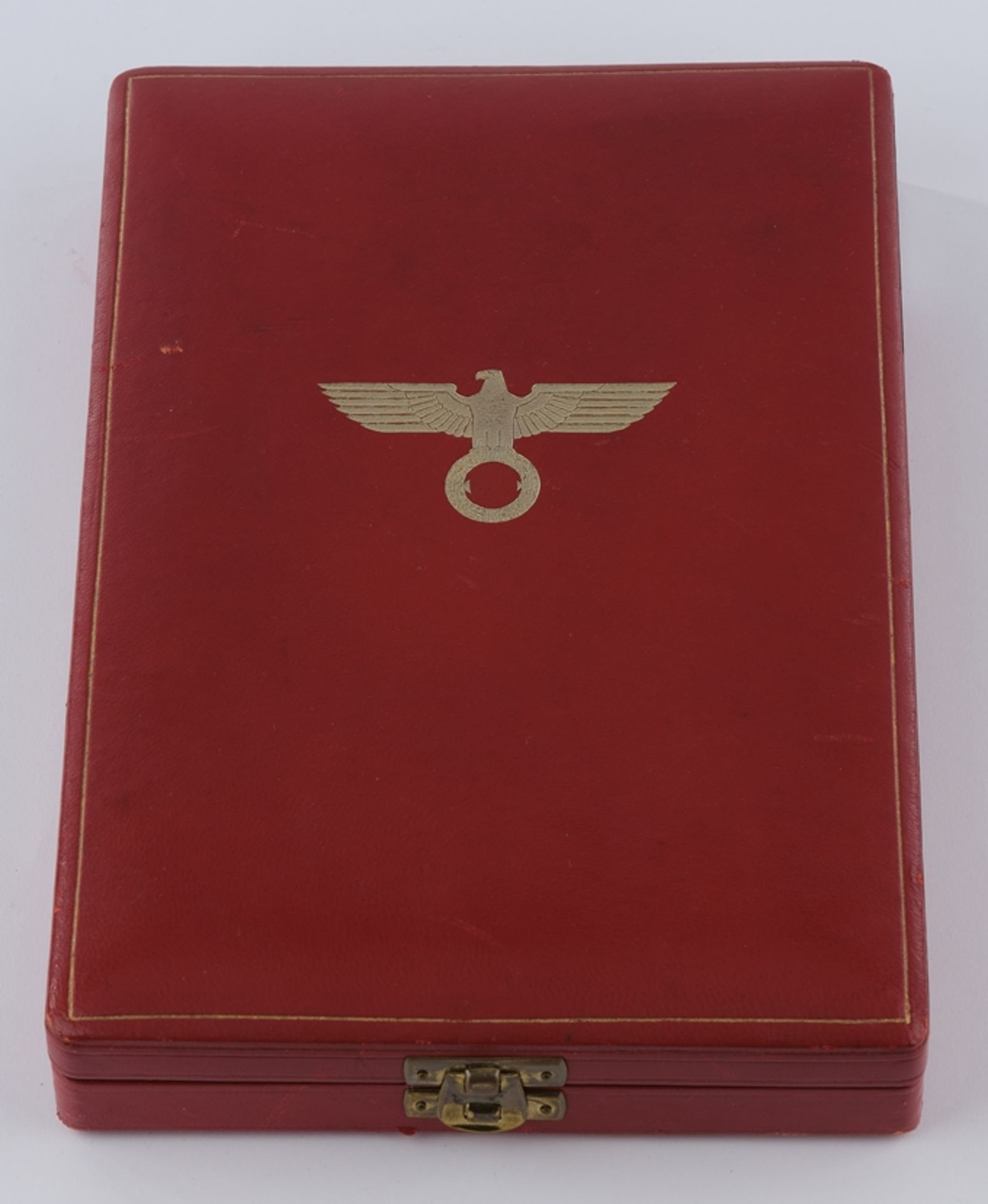 Orden vom Deutschen Alder, Deutsches Reich 1933 - 1945, Verdienstkreuz mit Stern, Silber teils emai - Bild 3 aus 3