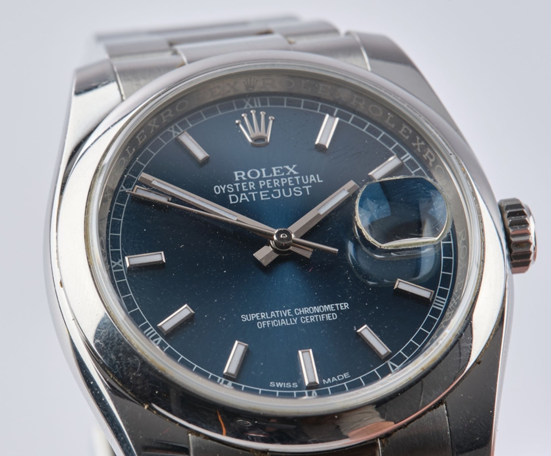 Rolex, Modell Oyster Perpetual Datejust, Schweiz, 2014, Ref. 116200-72600, Automatikwerk, Gehäuse u - Bild 5 aus 7