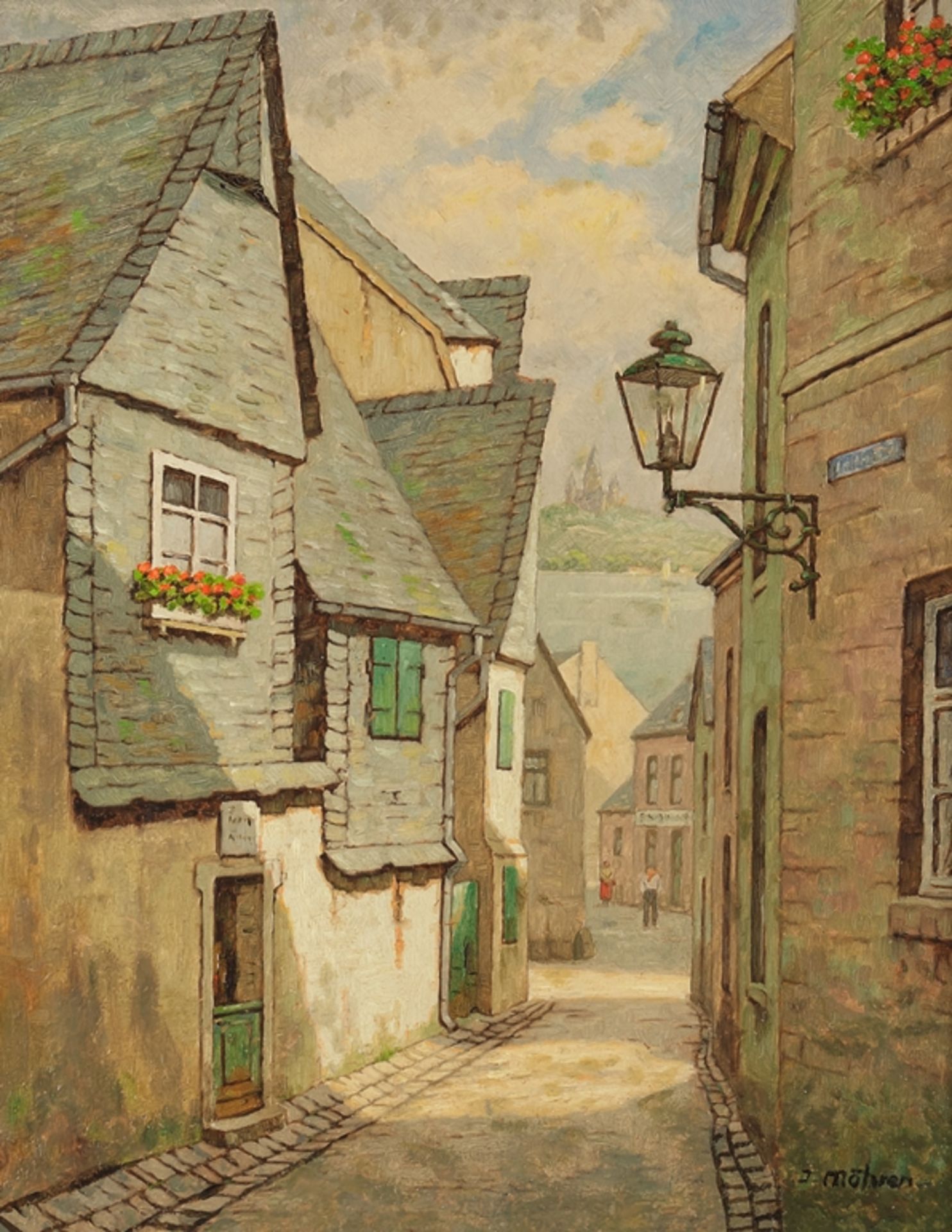 Möhren, Jean (Elberfeld 1876 - 1958 Köln, Schüler von Anton Janke, deutscher Maler von Landschaften