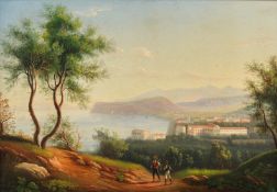 Carelli, Consalvo (1818 - 1900 Neapel, kommt aus einer Künstlerfamilie, lehnte den Akademismus ab u
