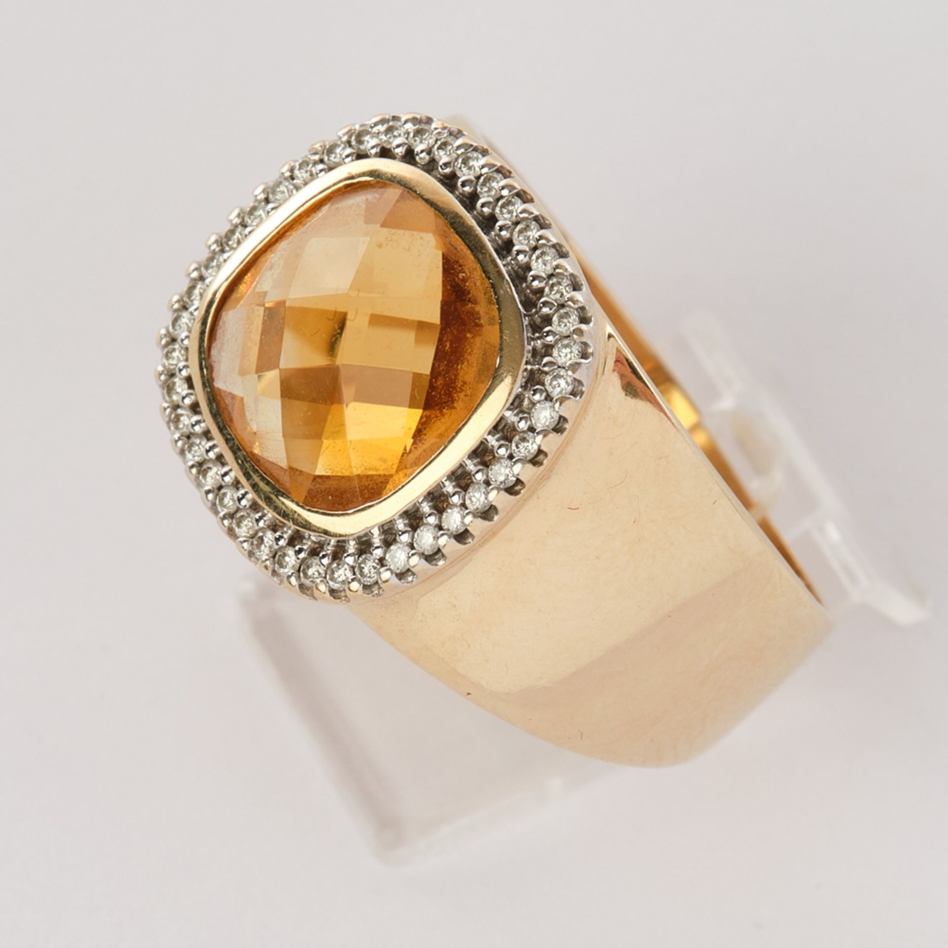 Ring, GG, 585, Citrin, Gerry Weber, 9,1g, RM 58,5 - Bild 2 aus 3