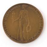 Erinnerungsmedaille, Olympische Spiele 1936, Bronze, Randschrift "Bayer. Hauptmünzamt", ø ca. 37 mm