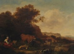Klomp, Albert Jansz (um 1618 Amsterdam - 1688 ebenda, niederländischer Landschafts- und Tiermaler),