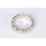 Ring, "Cliff", Platin 950, 24 Brillanten, RM 53