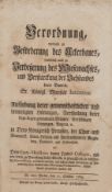 Buch, Friedrich II., "Verordnung, wornach zu Beförderung des Ackerbaues, sonderlich auch zu Verbeße