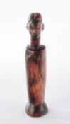 "Mwana Hiti", Doe oder Zaramo, Tansania, Afrika, Holz, Fürsorge-Puppe, 22.5 cm hoch.