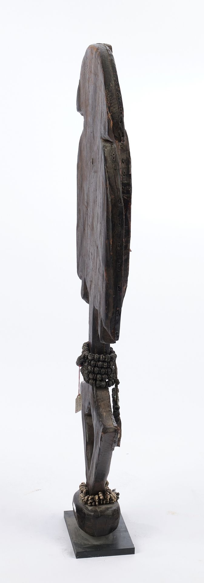 Reliquienfigur, Kota, Mahongwe, Gabun, Afrika, Grabwächter aus Holz, Gesicht und Vorderseite mit Ku - Image 2 of 4