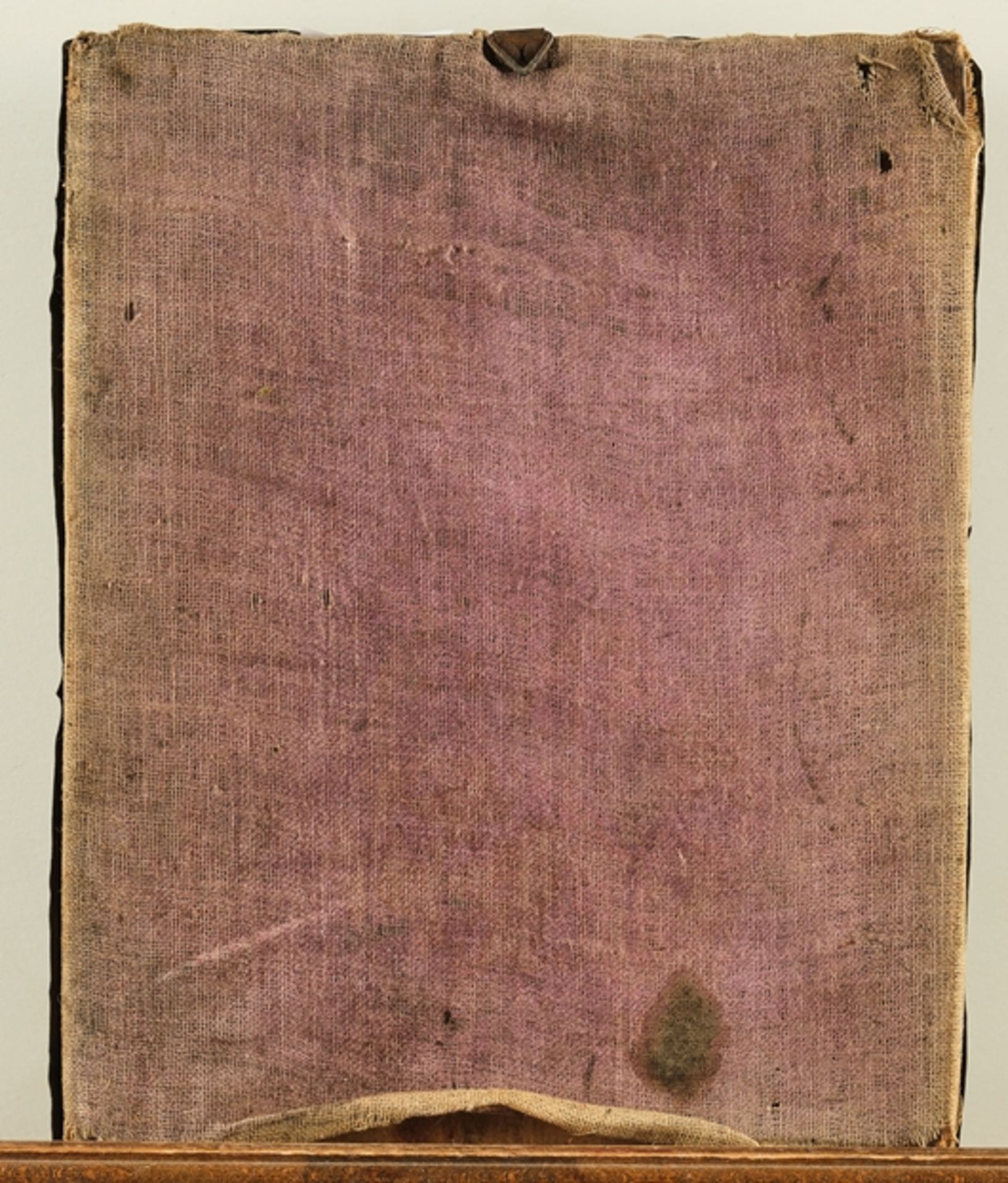 Ikone, Tempera auf Holz, Messingoklad, "Christus Pantokrator", 19. Jh., 23 x 18.5 cm, übergangen - Image 3 of 3