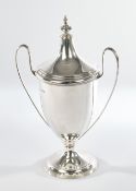 Deckelpokal, Silber 925, Chester, 1920, Jay Richard Attenborough Co Ltd, glatt, Rand und Handhaben 