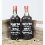 Zwei Flaschen "Niepoort 1952 Colheita Port"