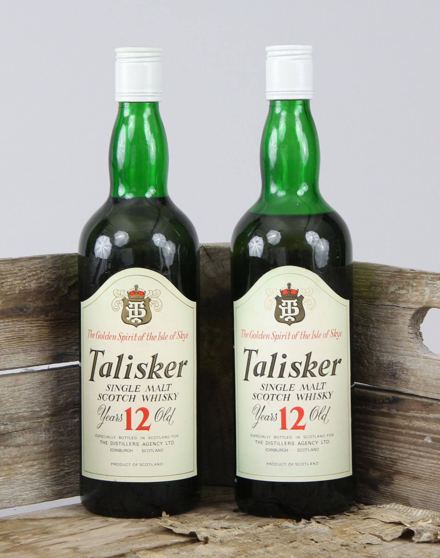 Zwei Flaschen "Talisker Single Malt Scotch Whisky 12 Years"