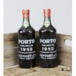 Zwei Flaschen "Niepoort 1952 Colheita Port"