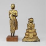 Zwei Figuren des Buddha