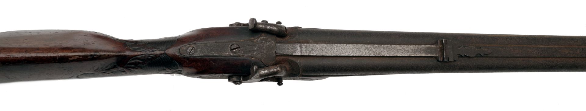 Percussion double-barreled shotgun, Heinrich Sturm, Suhl - Image 3 of 3