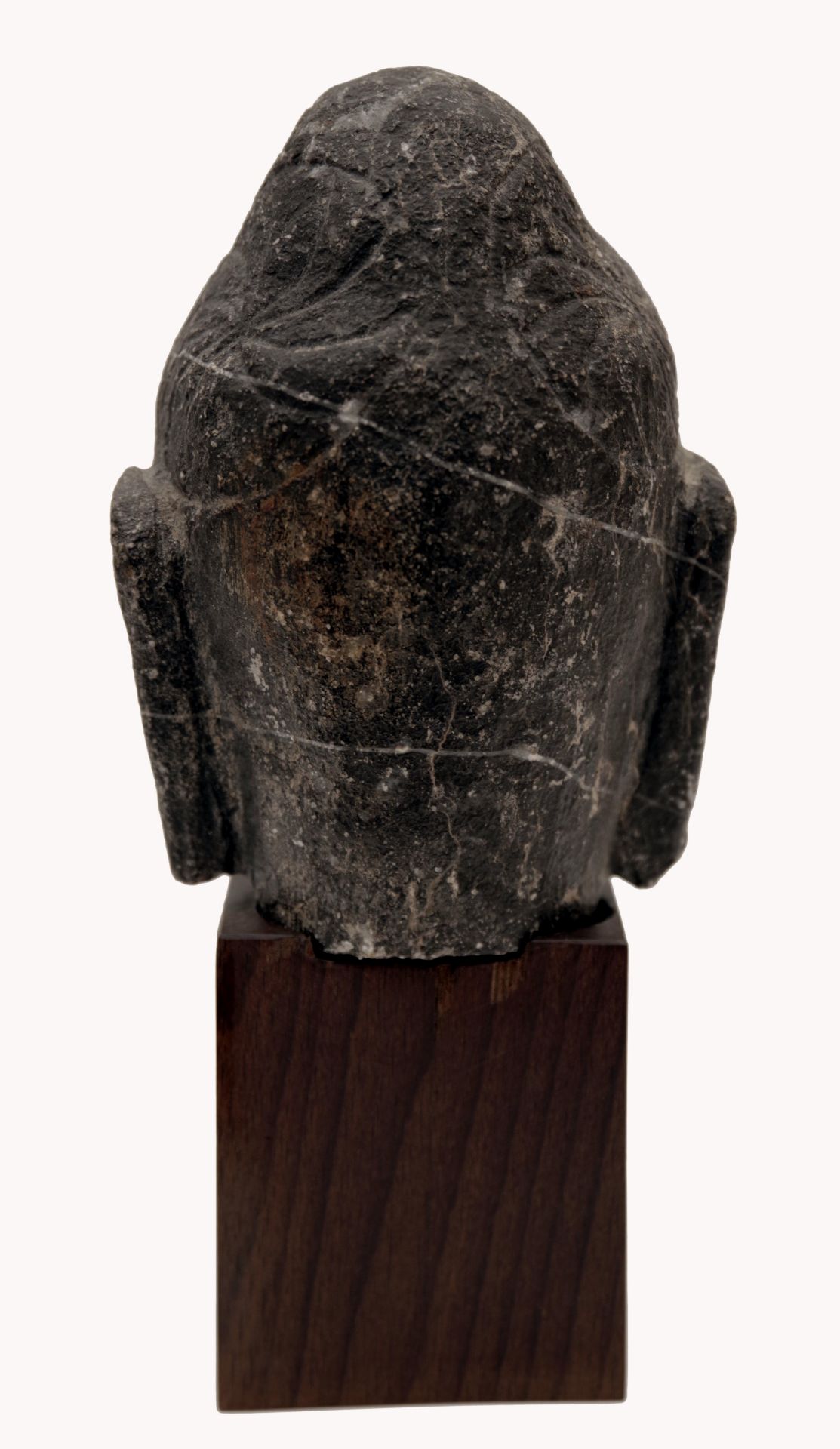 Chinese Marble Buddha Head - Image 4 of 4
