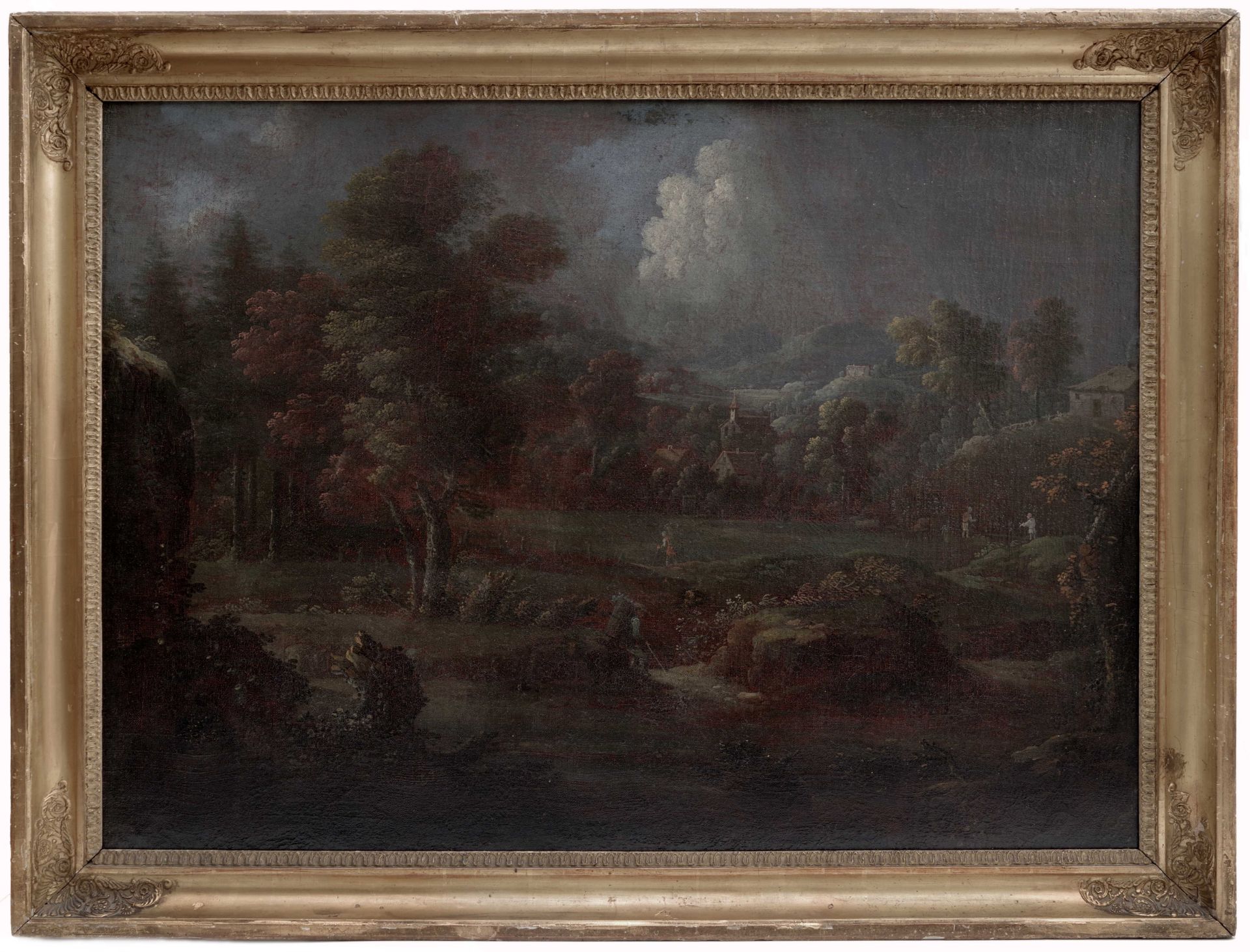 Landscape with Figures at Moonlight