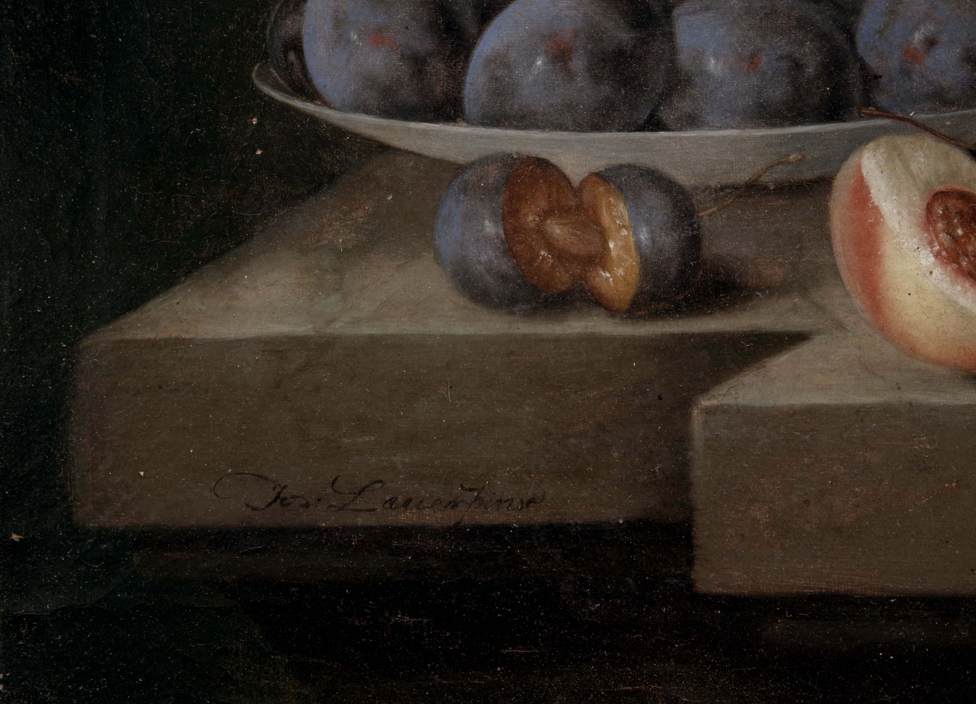 Still life with fruit, Josef Lauer - Image 3 of 5