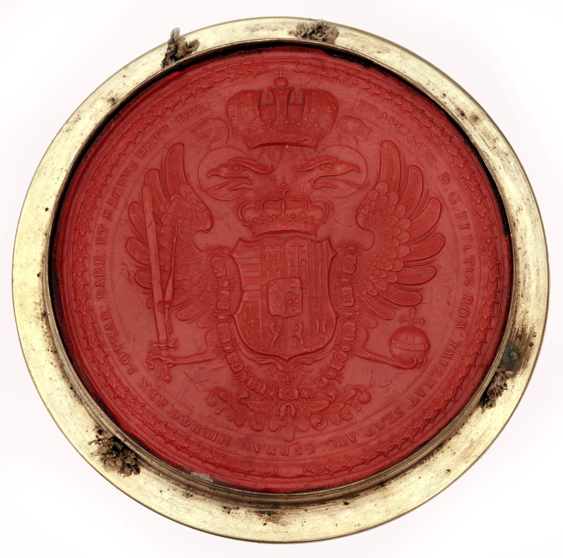 Wax seal of emperor Francis II - Image 3 of 3