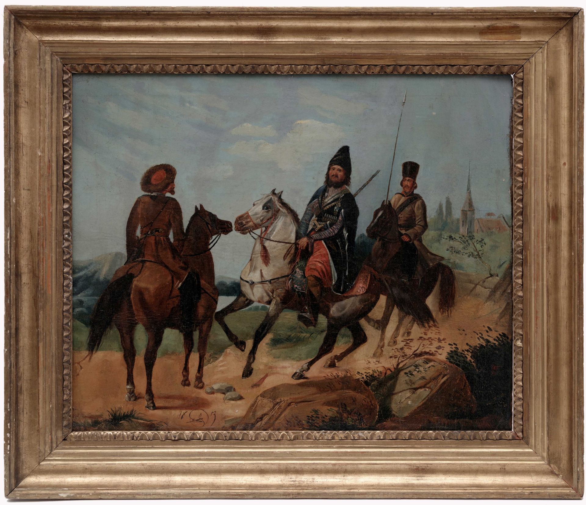 Cossacks On Horseback by Aleksandr Osipowitsch Orlowski