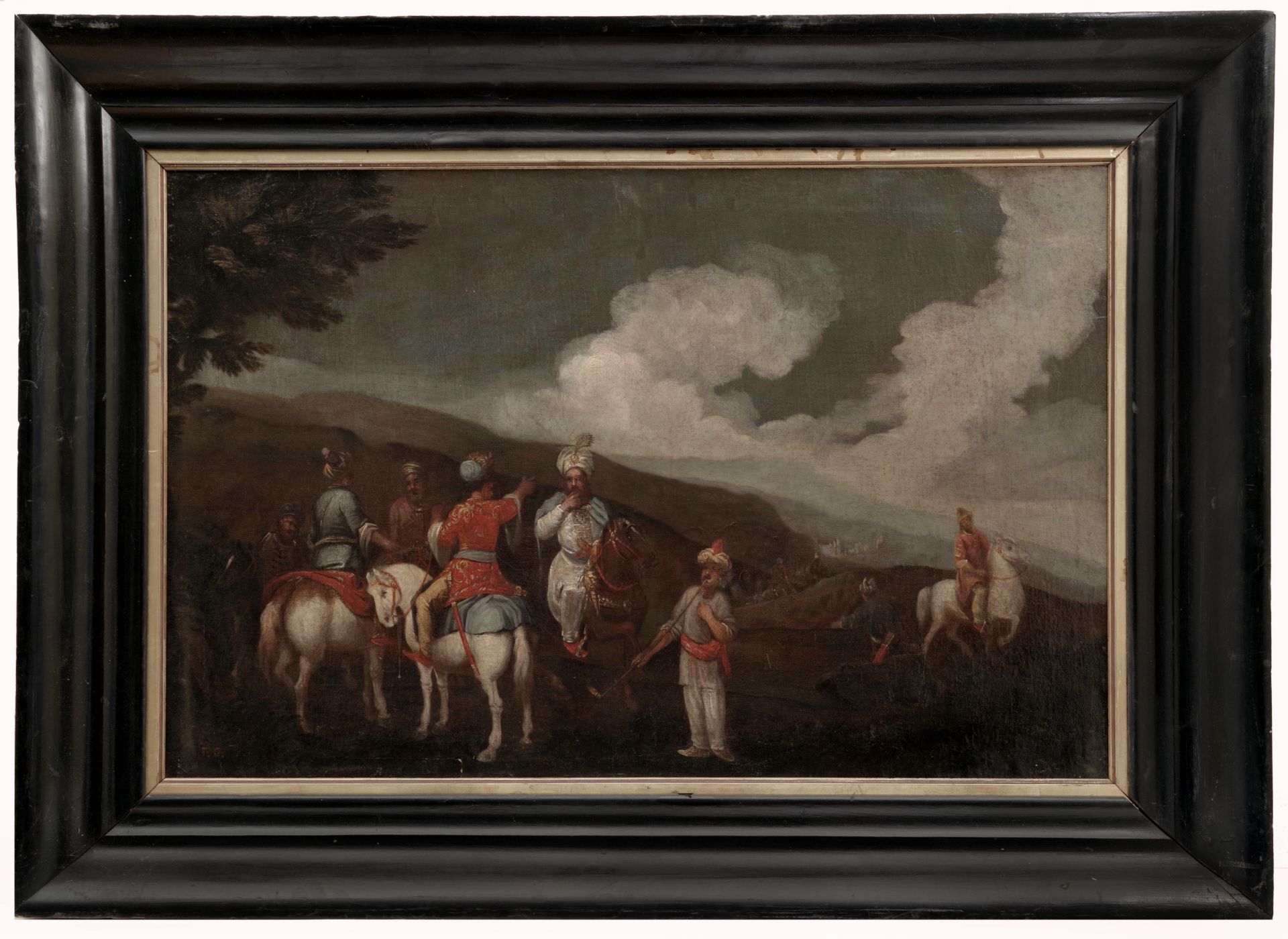 Turkish Soldiers on Horseback by Francesco Antonio Simonini (Circle of)