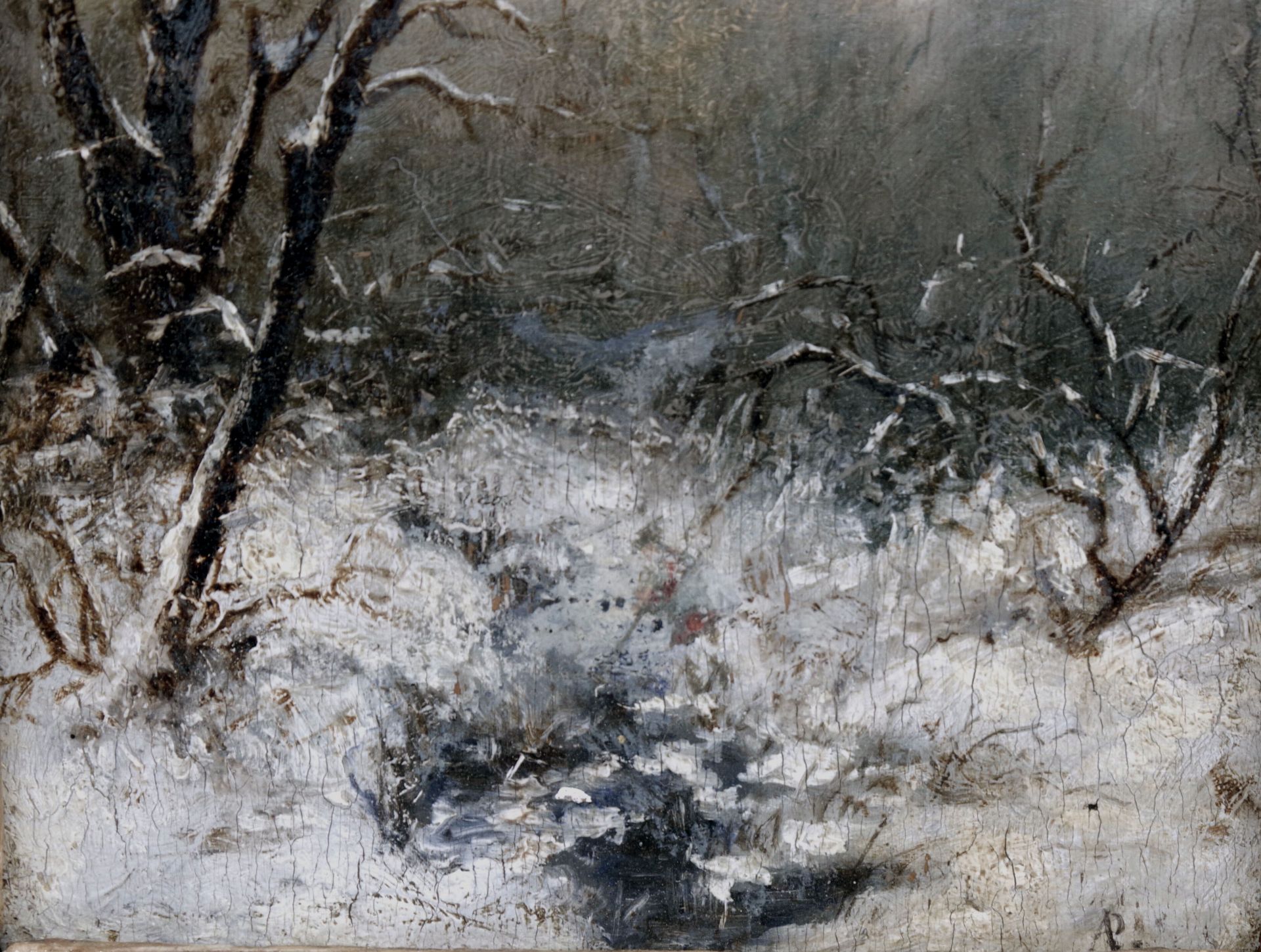 Winter Landscape by August Friedrich Piepenhagen - Image 2 of 3