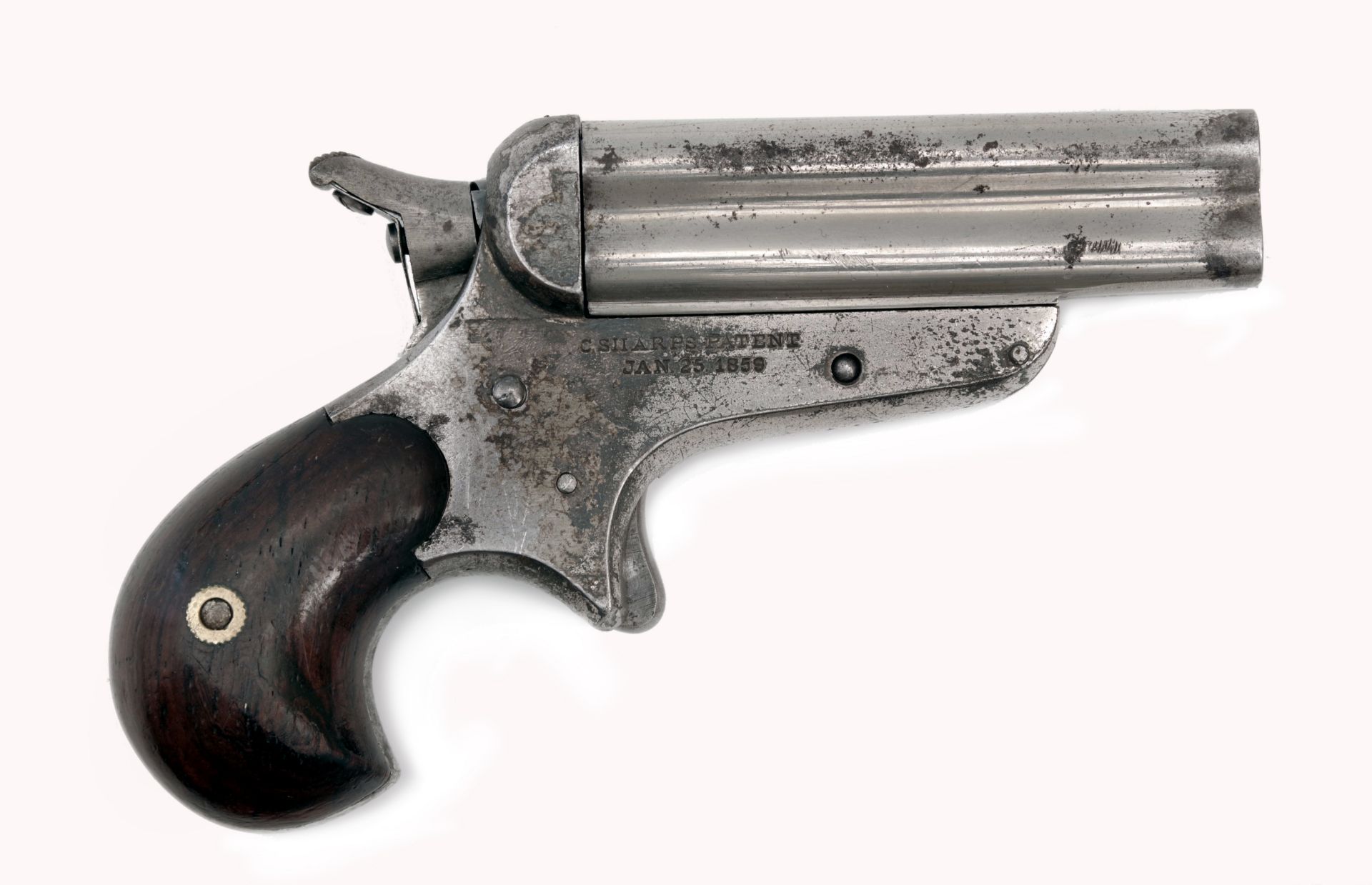 Vierläufige Pistole-Derringer C. Sharp´s Patent Model 4C - Bild 2 aus 3