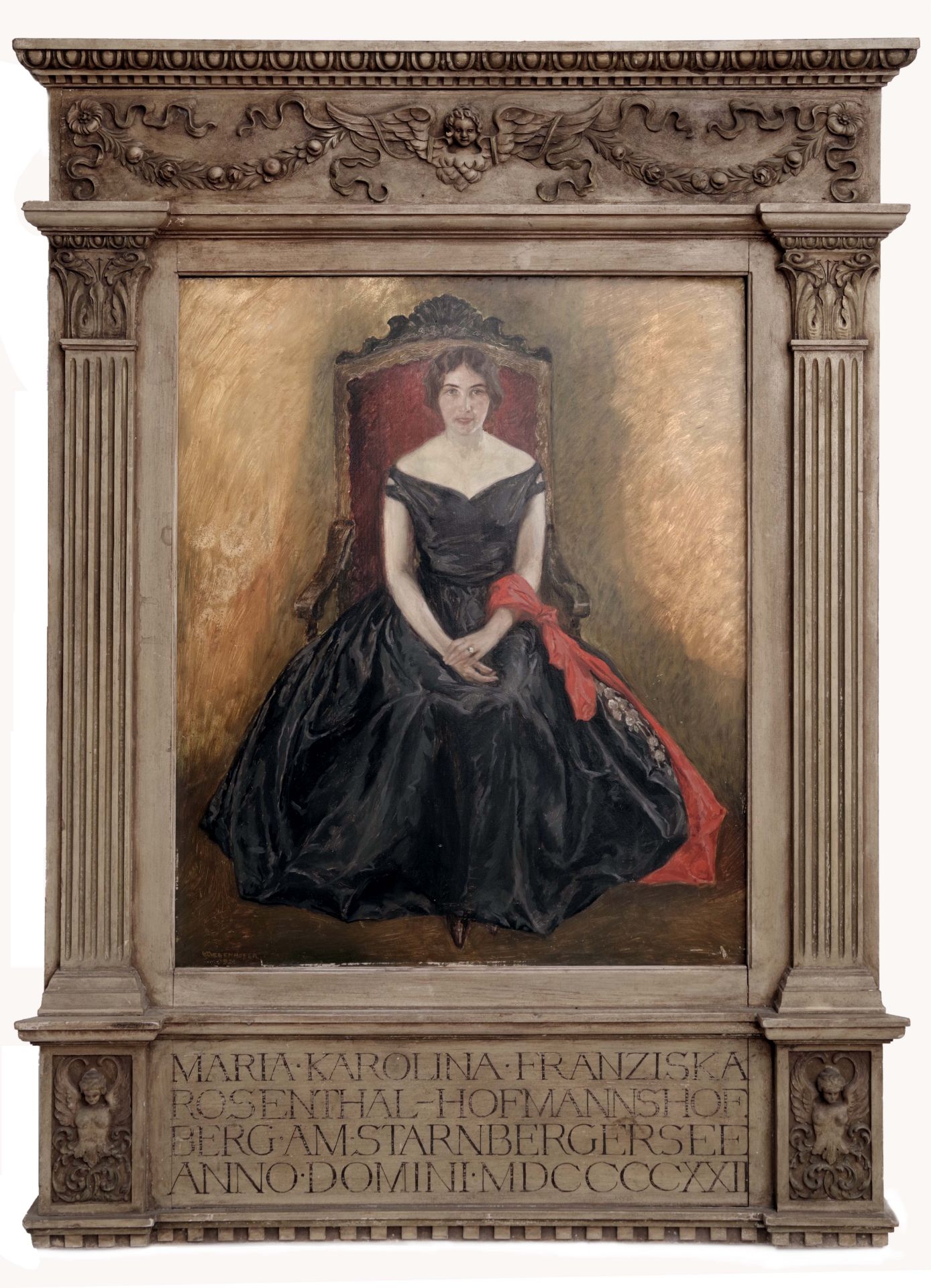 Portrait of Maria Rosenthal, Oskar Wiederhofer