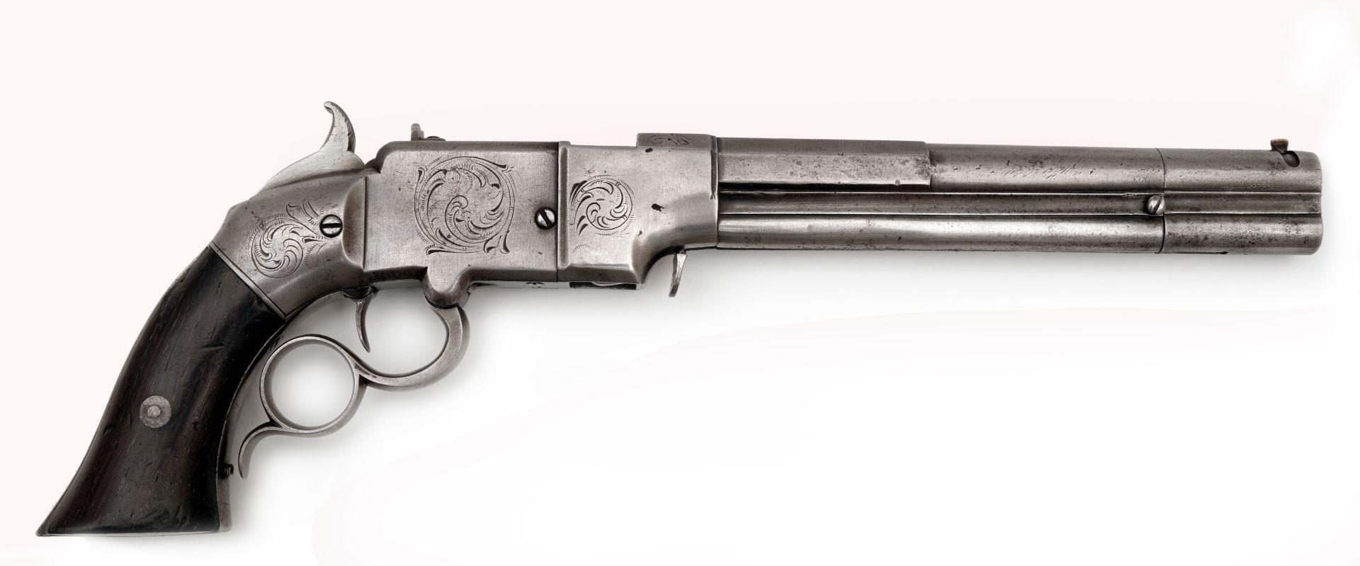 Sehr selten Lever Action Volcanic Pistol Smith & Wesson No. 2